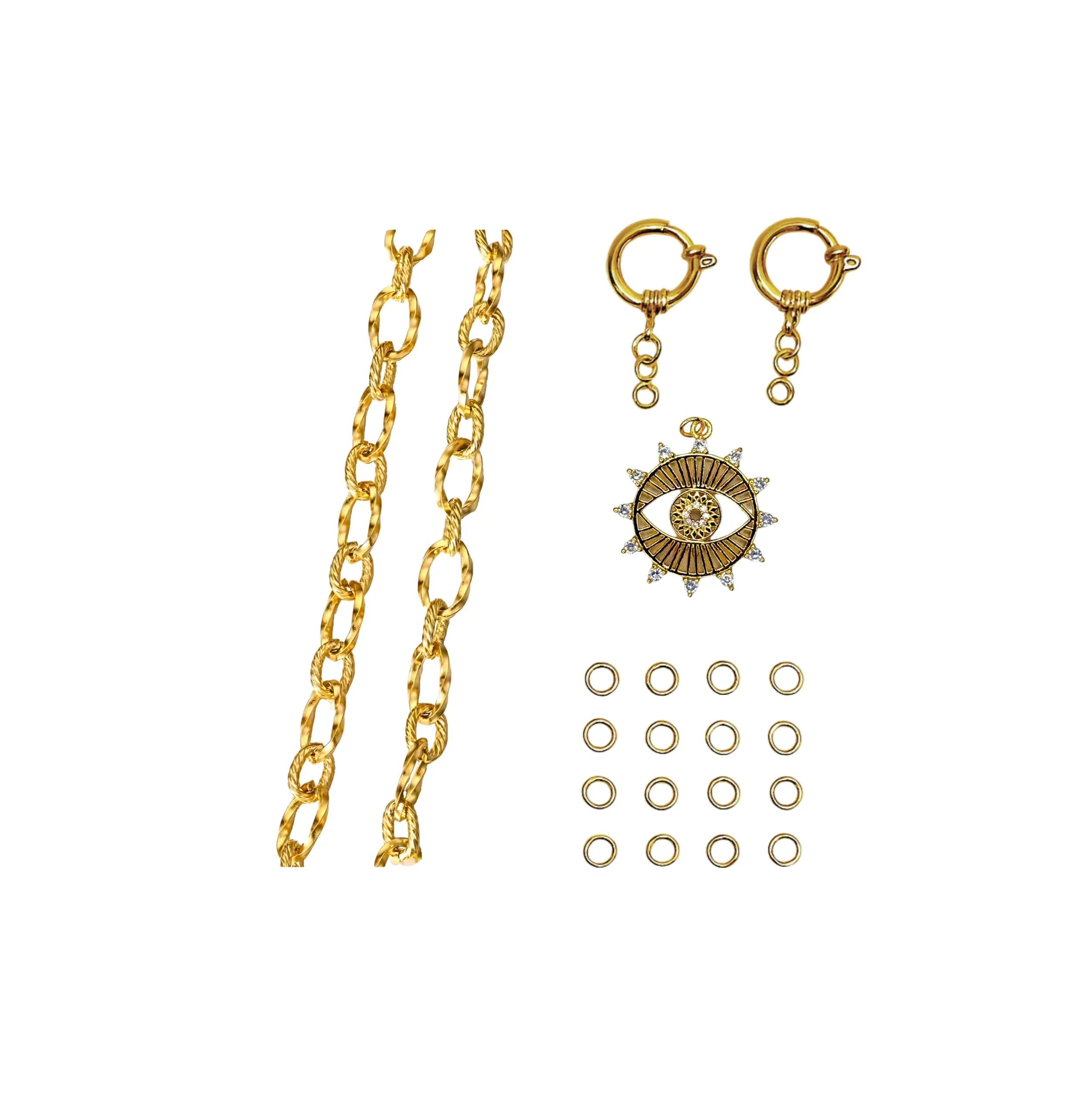Bracelet Kyoto avec 12 charms romantiques