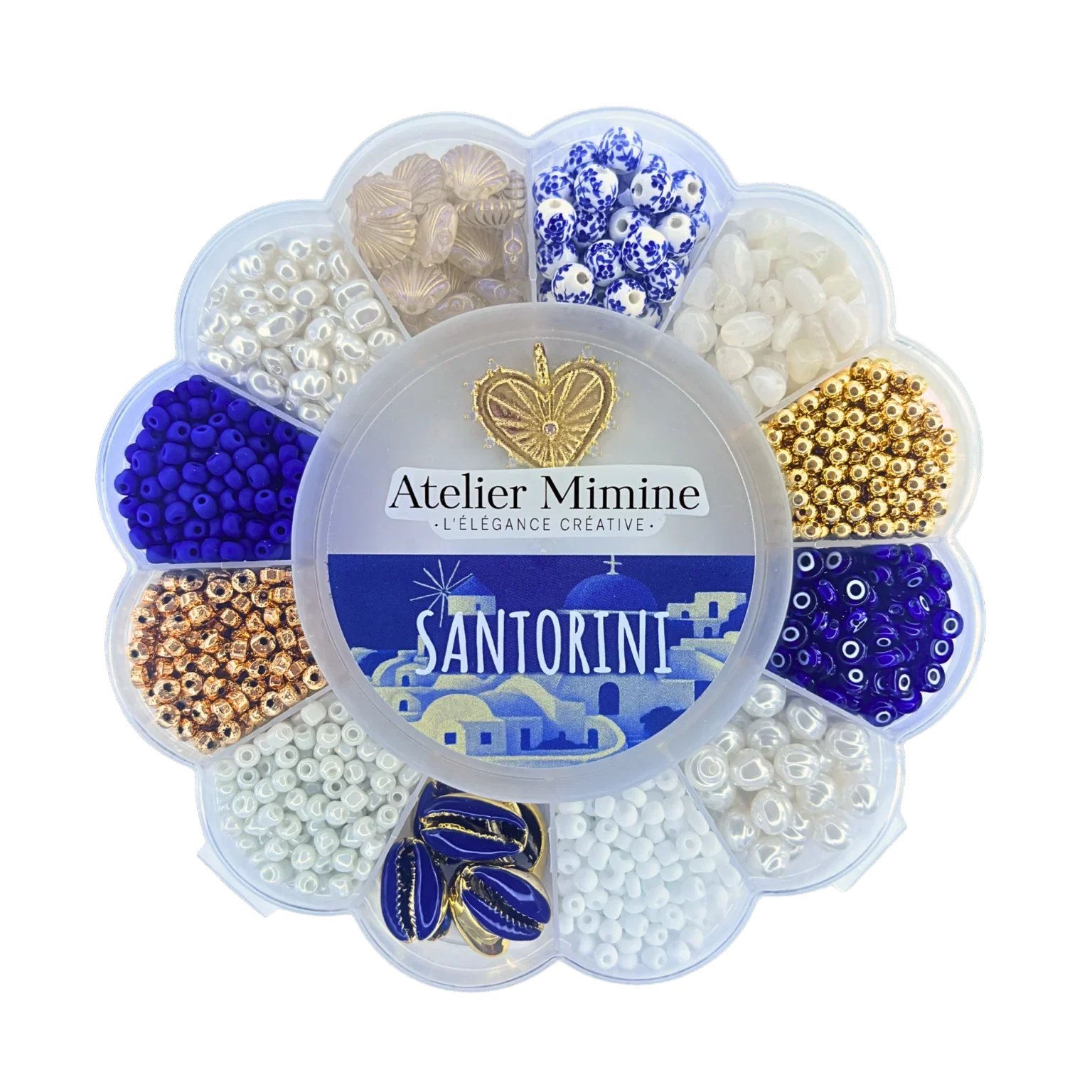 Boite perle DIY Santorin M
